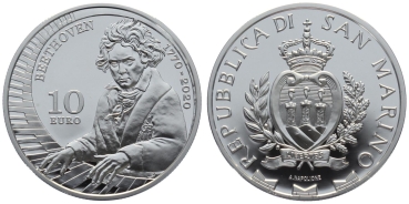 San Marino 10 Euro 2020 - Beethoven 1770-2020